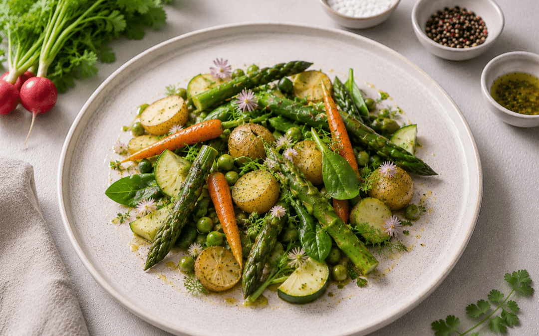 Vegetables in plant-based cuisine: from farm to plate